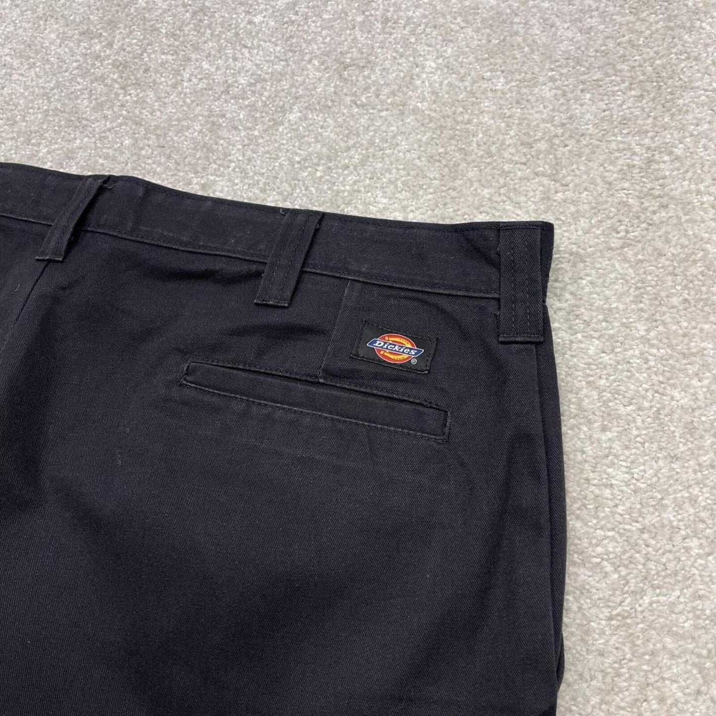 Y2k baggy Dickies W40 cargo shorts skater style black