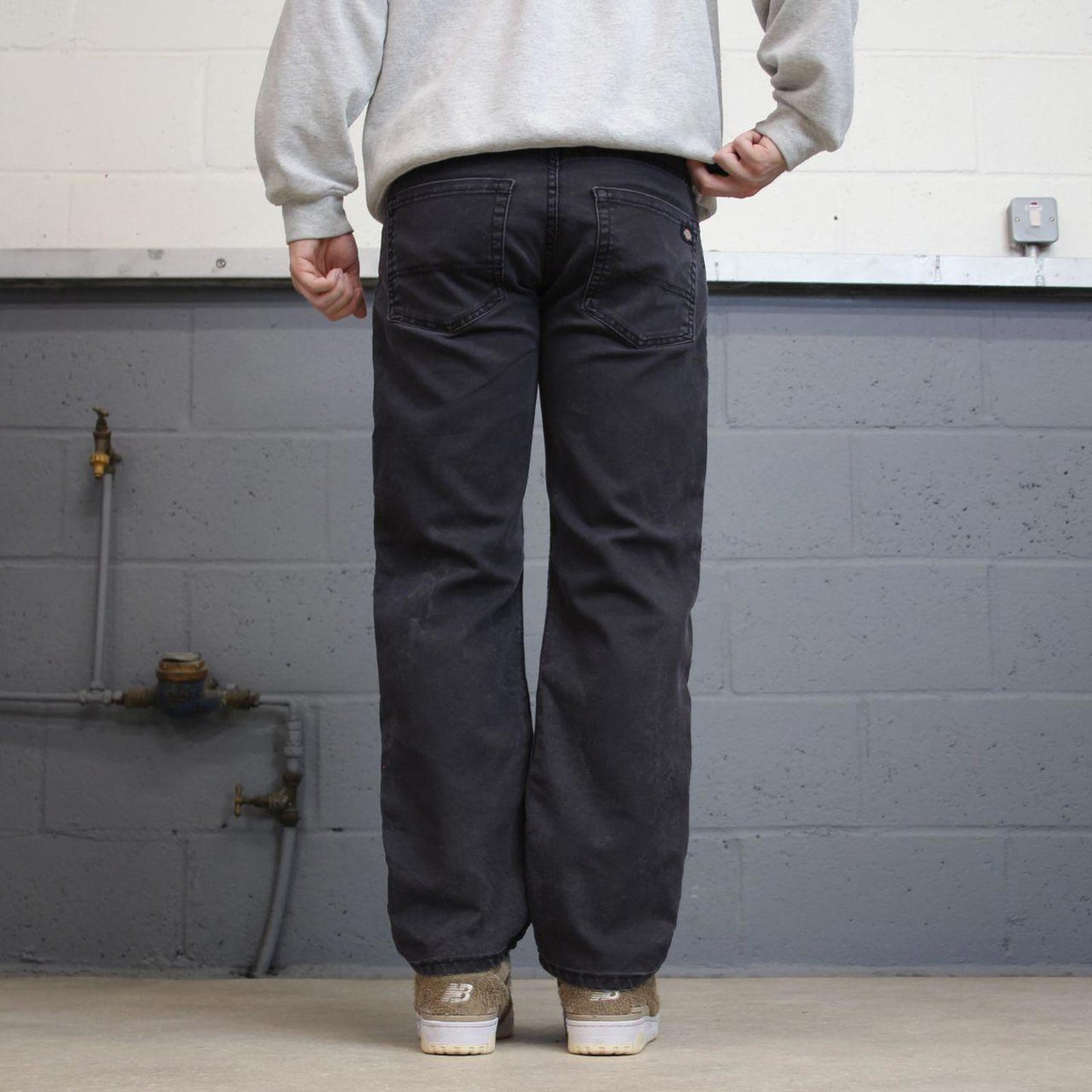 Black Dickies jeans W30L30 loose canvasy skater style pants