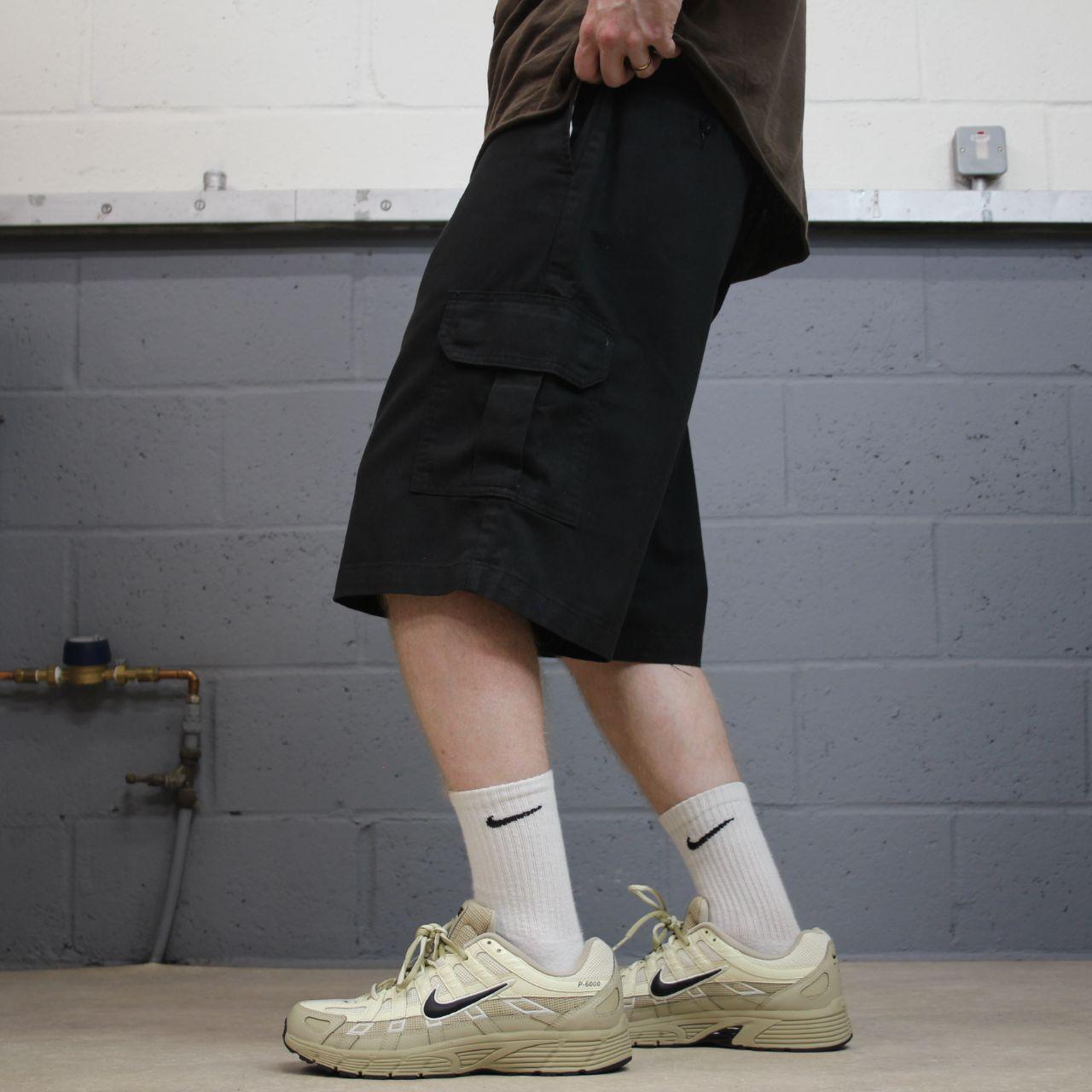 Dickies baggy cargo shorts relaxed black Twill chino skater style shorts loose leg