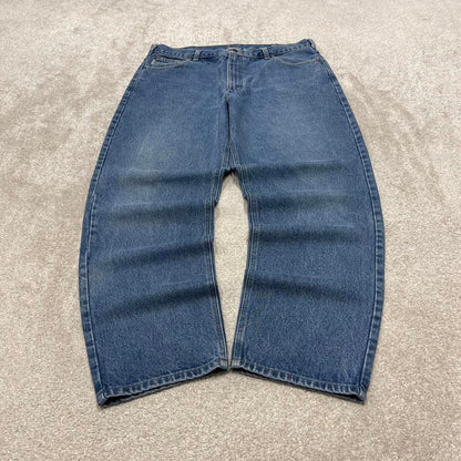 Vintage Carhartt jeans W40L32 blue loose relaxed fit denim 5 pocket 90s skater jeans 100% cotton