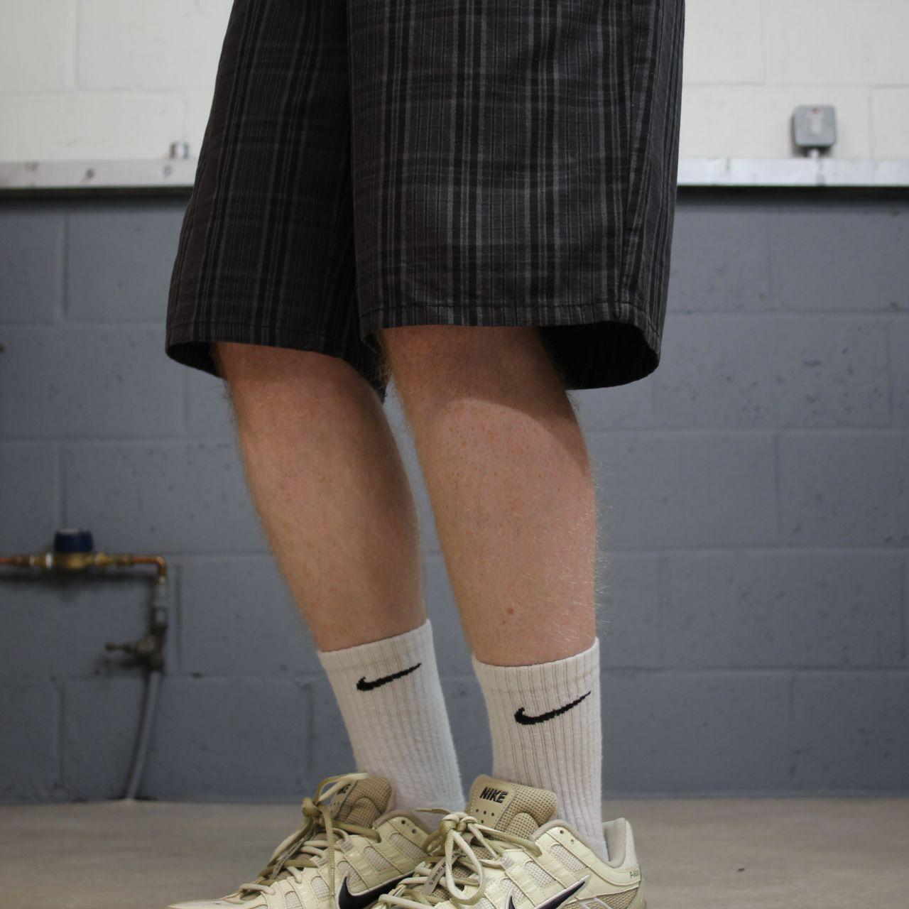 Dickies checkered chino shorts carpenter grey black Chino skater / surf shorts loose fit festival