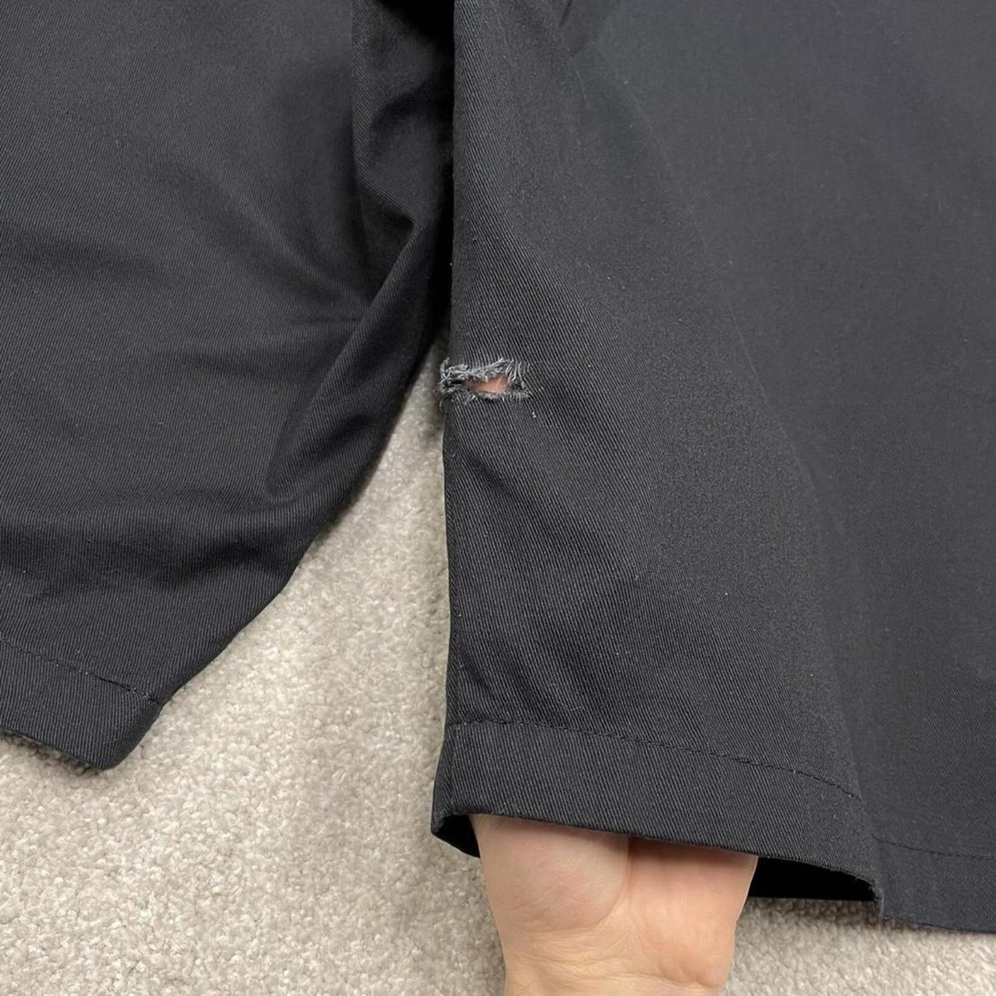 Y2k baggy Dickies cargo shorts skater style black W36 Loose wide leg fit