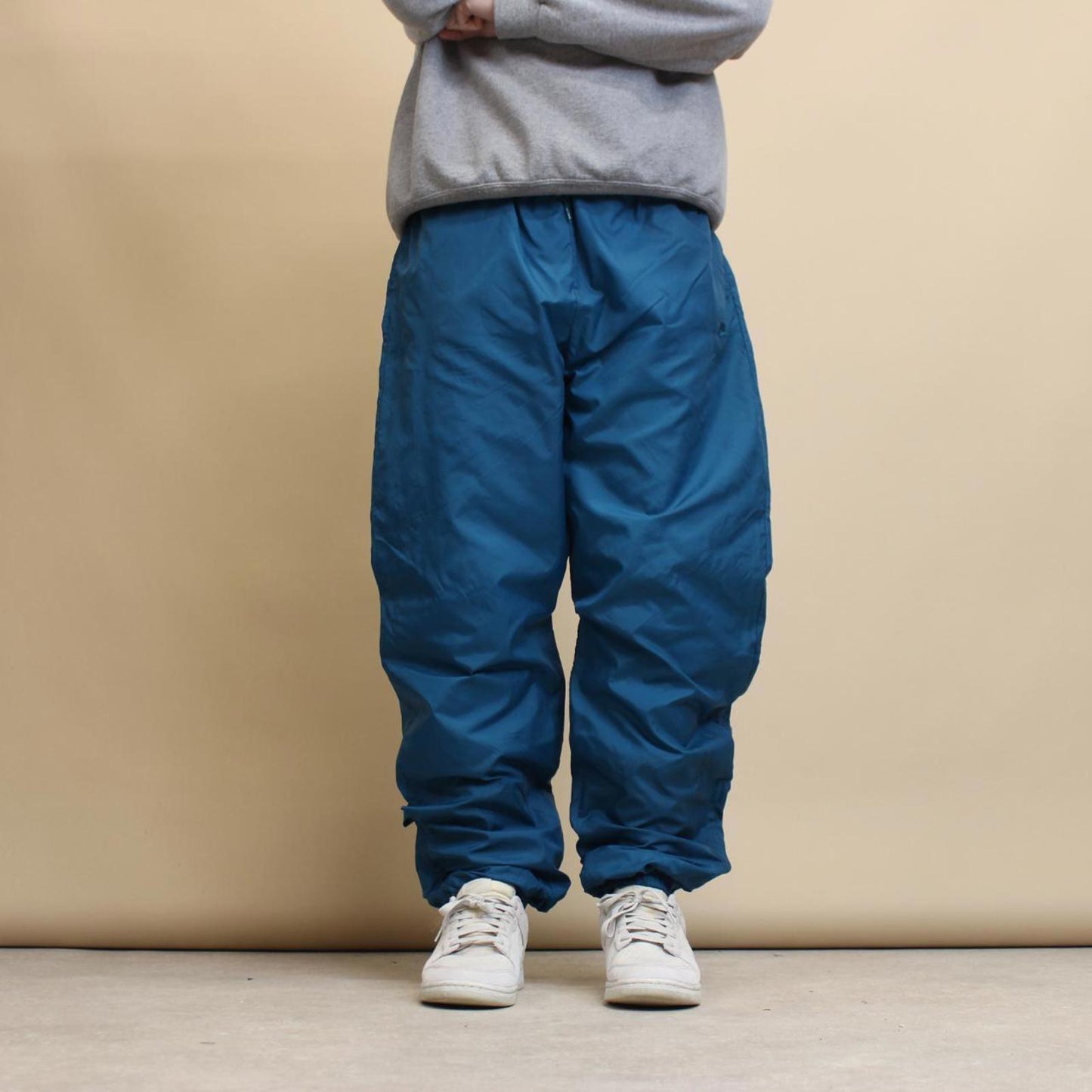 Teal Nike tracksuit bottoms size 16 / XL Loose y2k shell suit trackies