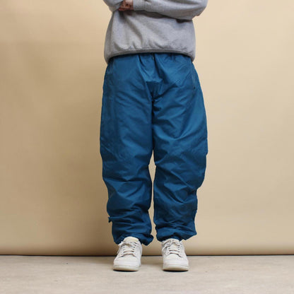 Teal Nike tracksuit bottoms size 16 / XL Loose y2k shell suit trackies