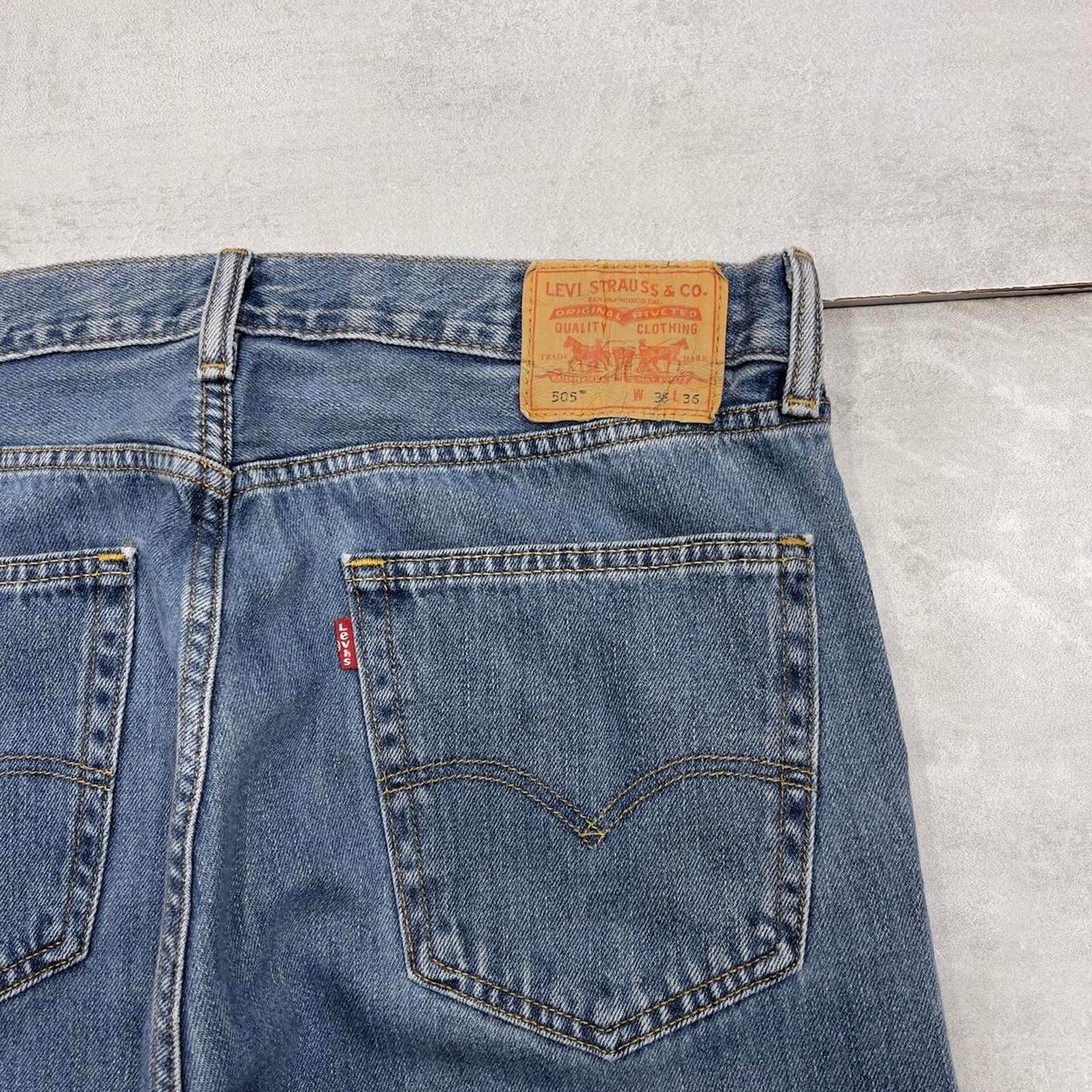 Blue Levis 505 jeans W36L36