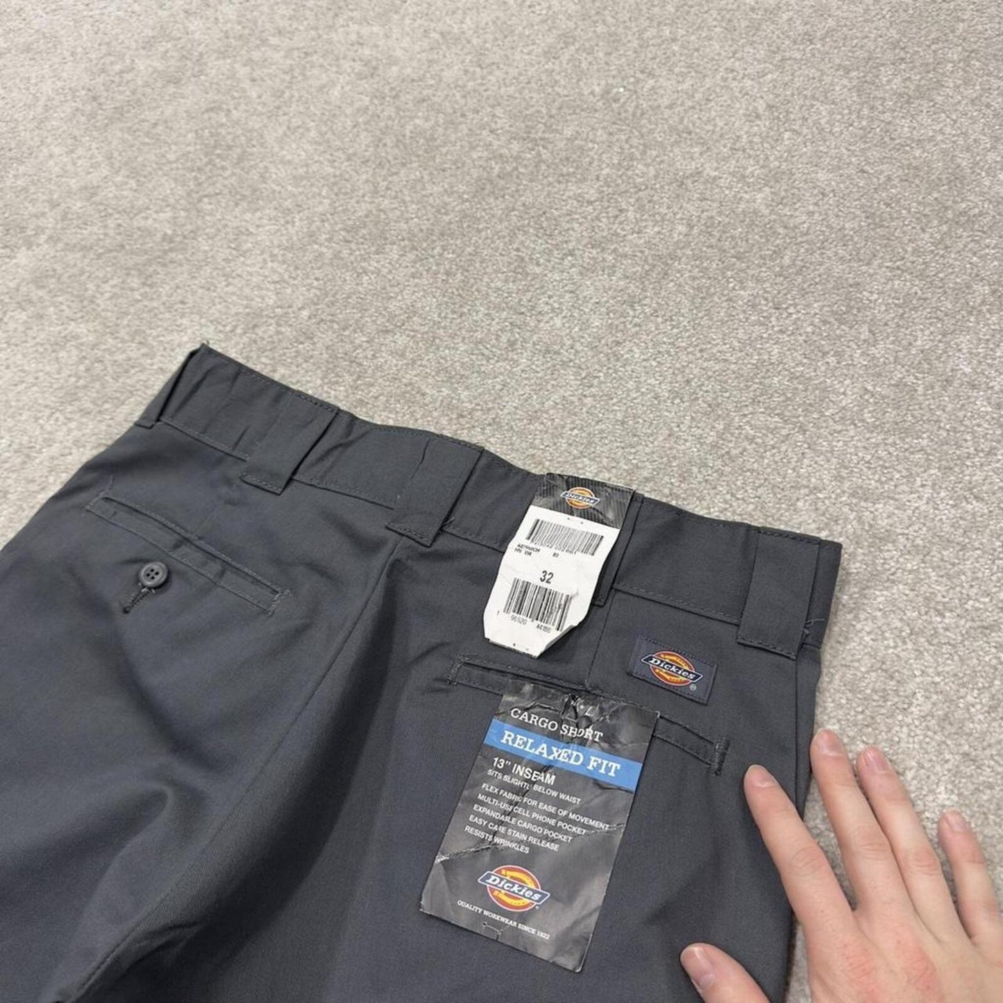 Dickies cargo shorts relaxed grey Chino style skater shorts utility festival