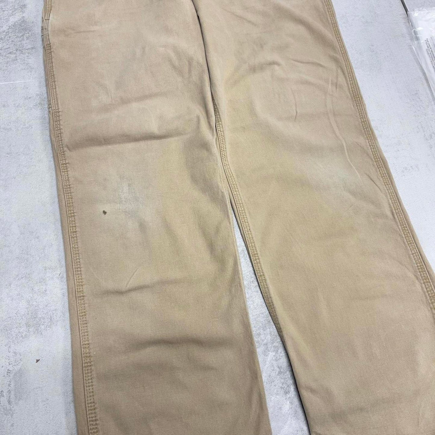 Carhartt carpenter pants W38 L32 beige relaxed fit skater style cargos