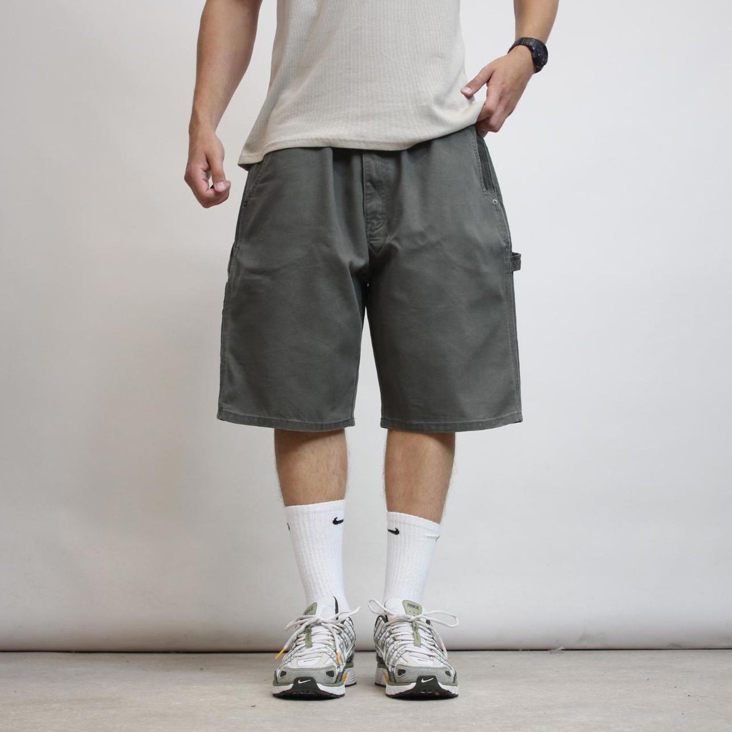Dickies carpenter skate shorts W44 Green loose cargo y2k shorts