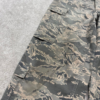 US Air Force Camo cargo pants W32L32 khaki camouflage y2k style cargo trousers