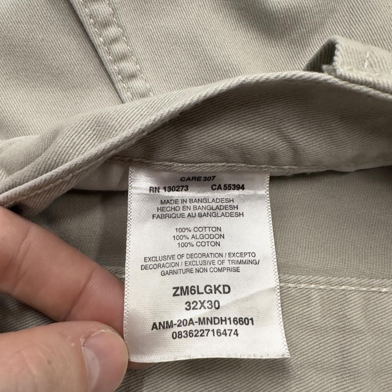 Wrangler cargo pants y2k beige W34L30 Loose straight leg skater style workwear utility