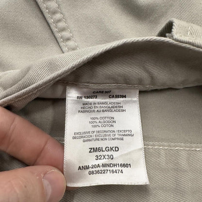Wrangler cargo pants y2k beige W34L30 Loose straight leg skater style workwear utility