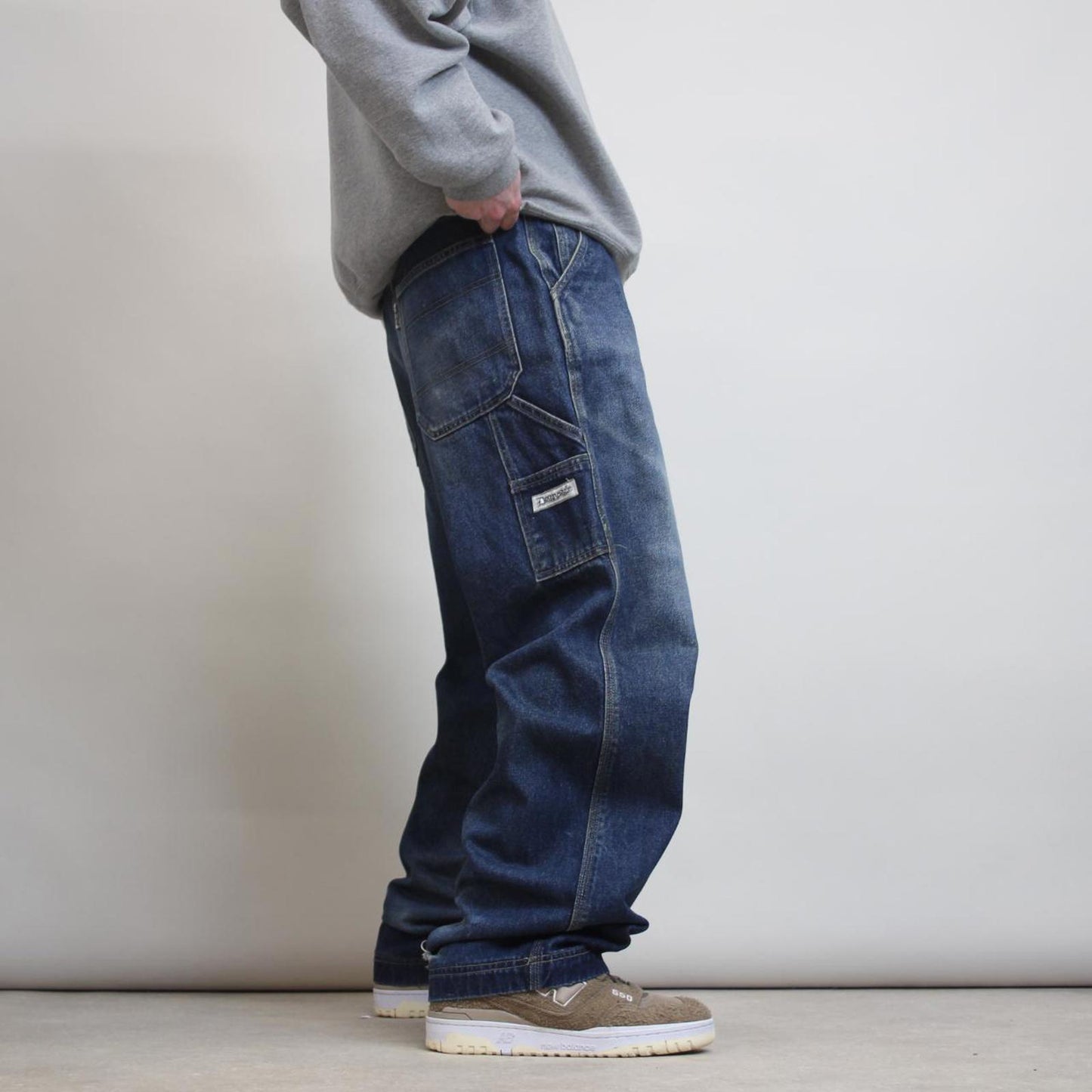 Baggy Snoop Dogg carpenter jeans W34L33 embroidered y2k style rare wide leg