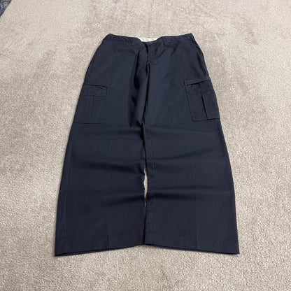 Dickies baggy cargo pants y2k navy W34L30 wide leg Loose fit skater surf pants