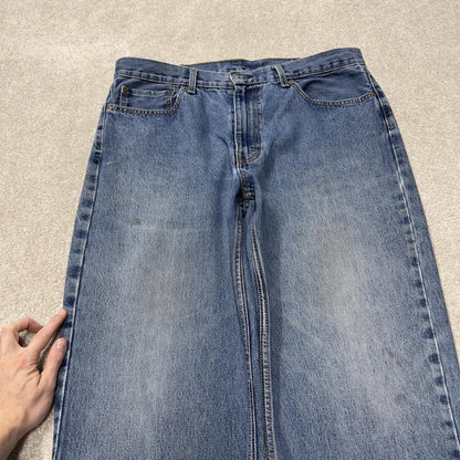 Levi’s 550 jeans Y2K W38L32 blue denim loose leg red tab logo