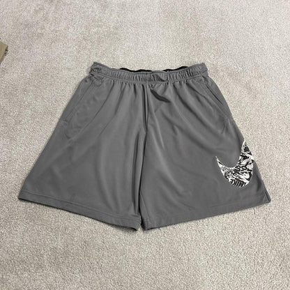 Nike sports shorts y2k loose grey Loose comfy floaty summer gym shorts