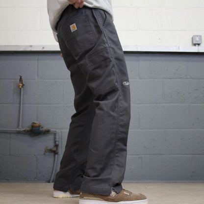 Mens Carhartt carpenter pants W36 L30 grey relaxed 90s style cargos subaru embroidery