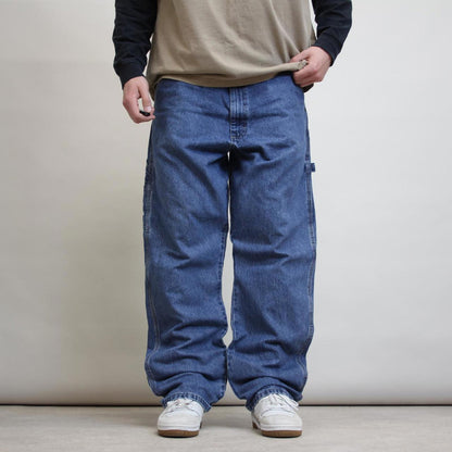 Blue baggy Wrangler cargo pants W38L32