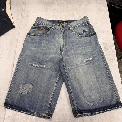 Baggy Rocawear denim shorts W34 long denim rap skater style 90s shorts