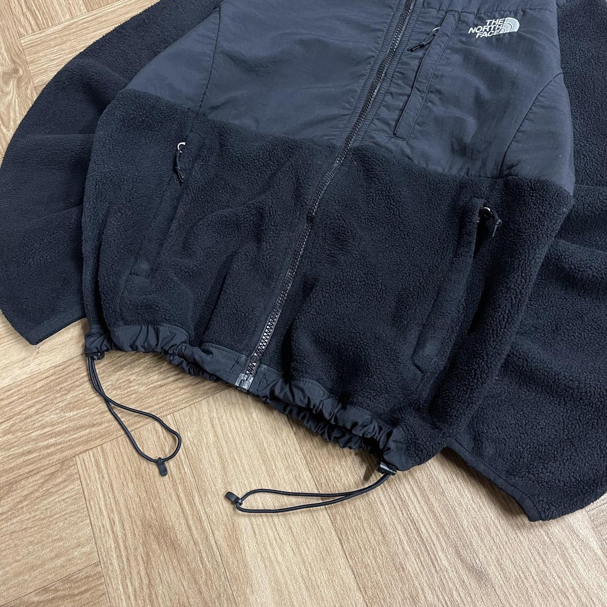 North Face Denali fleece Women's TNF full zip black paneled autumn technical hooded Polartec fleece