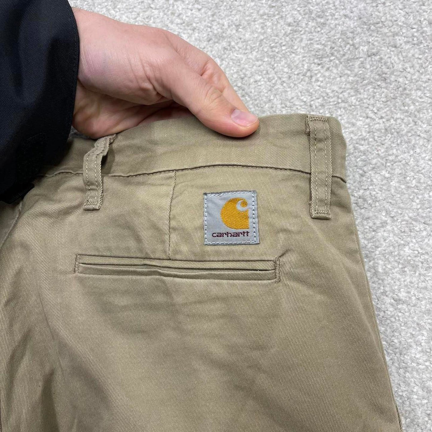 Y2K Carhartt WIP pants beige Straight leg Sid Pant skate / work pants