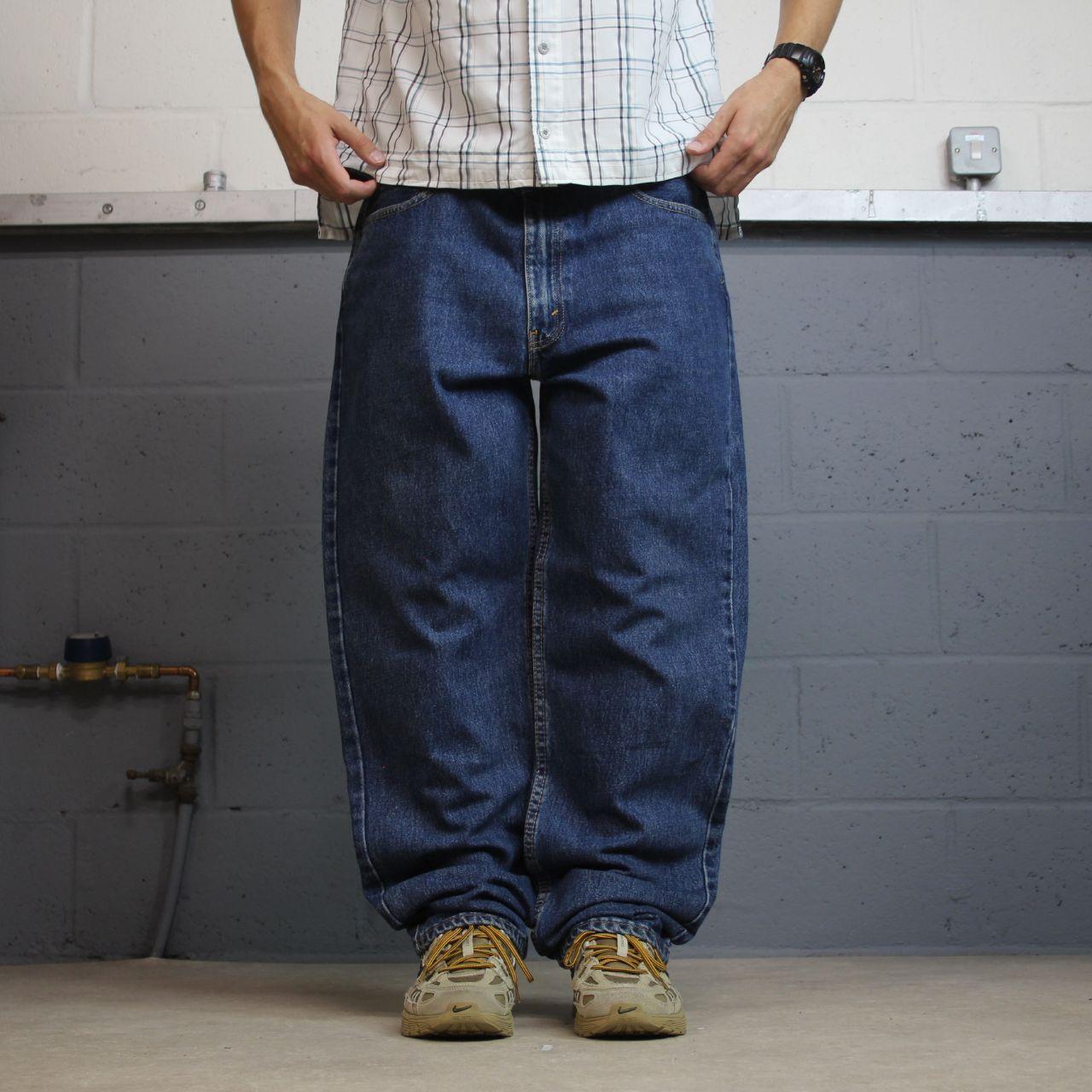 Levi’s baggy jeans 550 W38L32 blue 100% cotton 5 pocket y2k pants