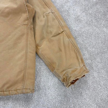Hamilton brown Carhartt jacket XL - canvas arctic quilt lined chore coat collar