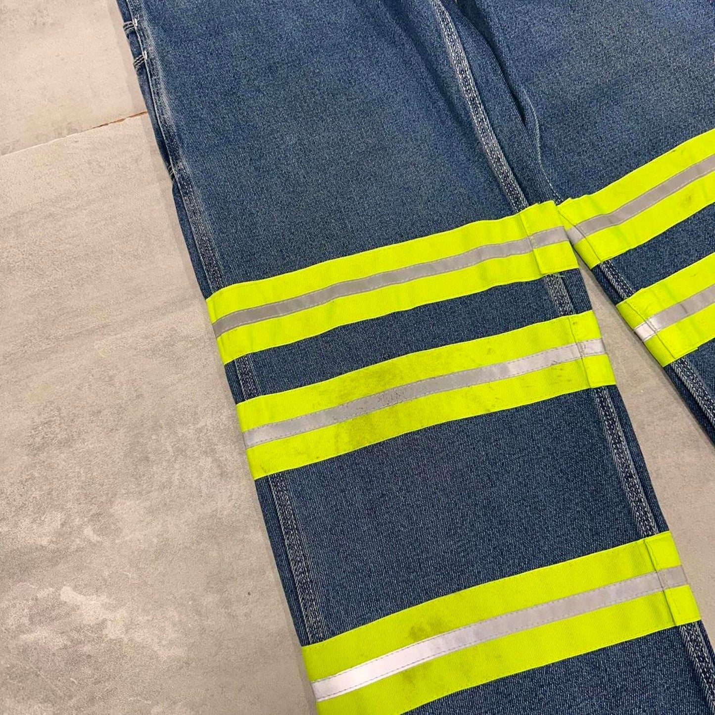 Vintage Ozark overalls W32 L32 loose denim 90s style carpenter dungarees