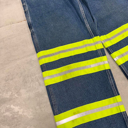 Vintage Ozark overalls W32 L32 loose denim 90s style carpenter dungarees