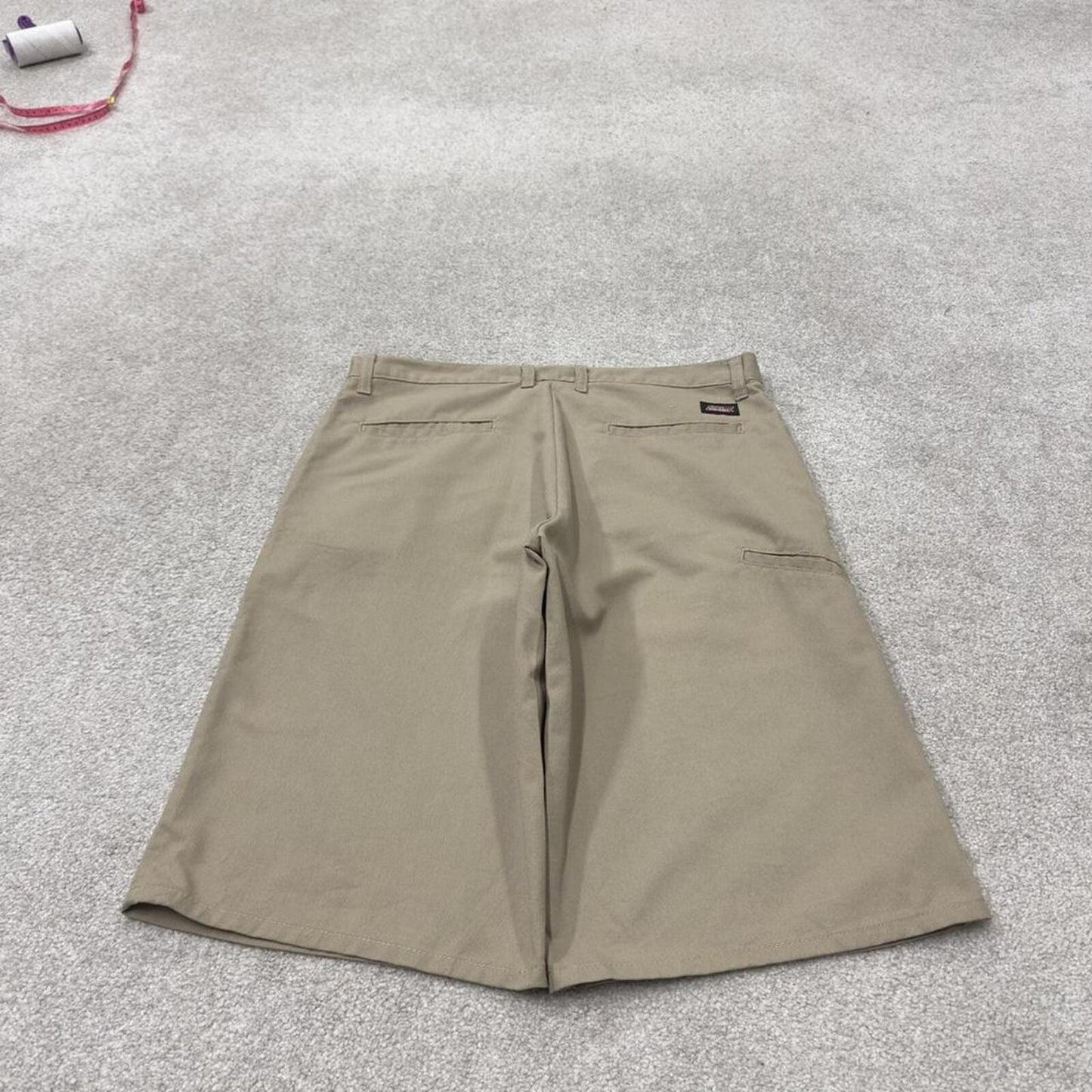 Dickies carpenter shorts long leg khaki Twill chino skater style shorts loose long leg