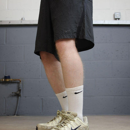 Nike sports shorts y2k loose grey Patterned Dri-Fit loose floaty summer gym shorts