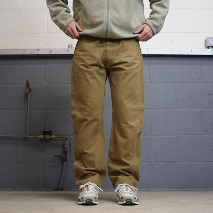 Vintage y2k Levis 505 jeans tan Casual style 5 pocket 100% cotton pants
