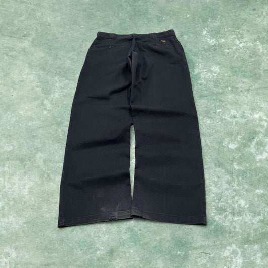 Y2k Dickies 874 work pants faded black Original fit Chino workwear trousers