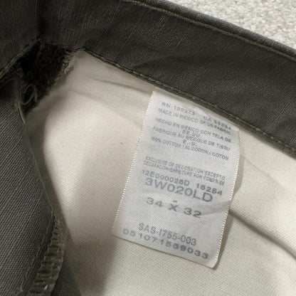 Wrangler carpenter jeans y2k green W32L32 Loose leg skater style workwear utility cargo trousers