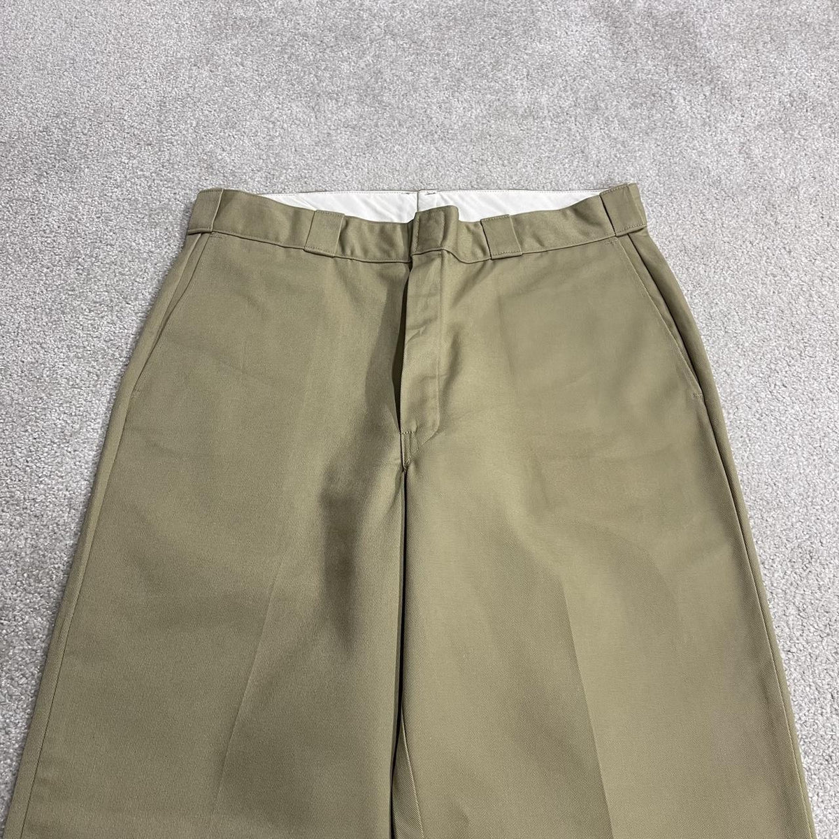 Vintage Dickies 874 work pants y2k khaki Original fit chino surf skate style trousers