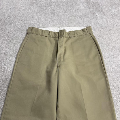 Vintage Dickies 874 work pants y2k khaki Original fit chino surf skate style trousers