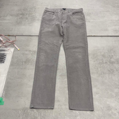 Grey J. Crew Corduroy jeans W32L30 slim flex cord pants