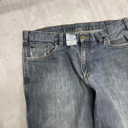 Blue Carhartt carpenter jeans W36 L32 Relaxed fit denim work skate jeans