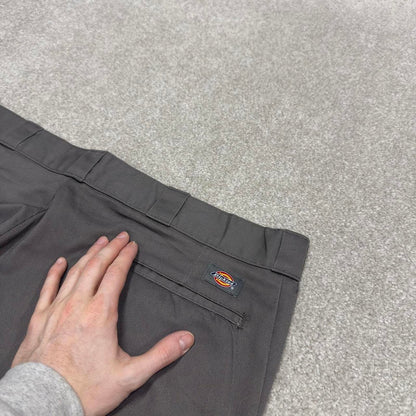 Y2k Dickies 874 work pants grey Loose twill chino skate style trousers