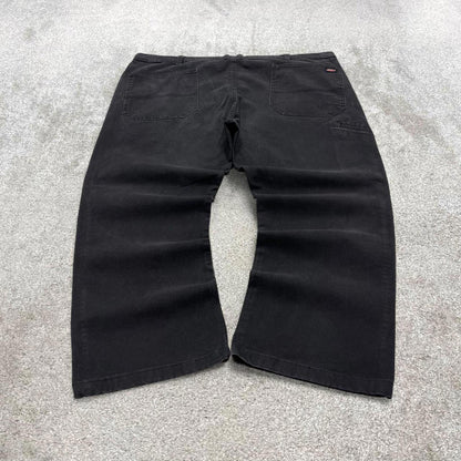 Black Dickies carpenter jeans W44L27 loose 90s skater style canvas work cargos
