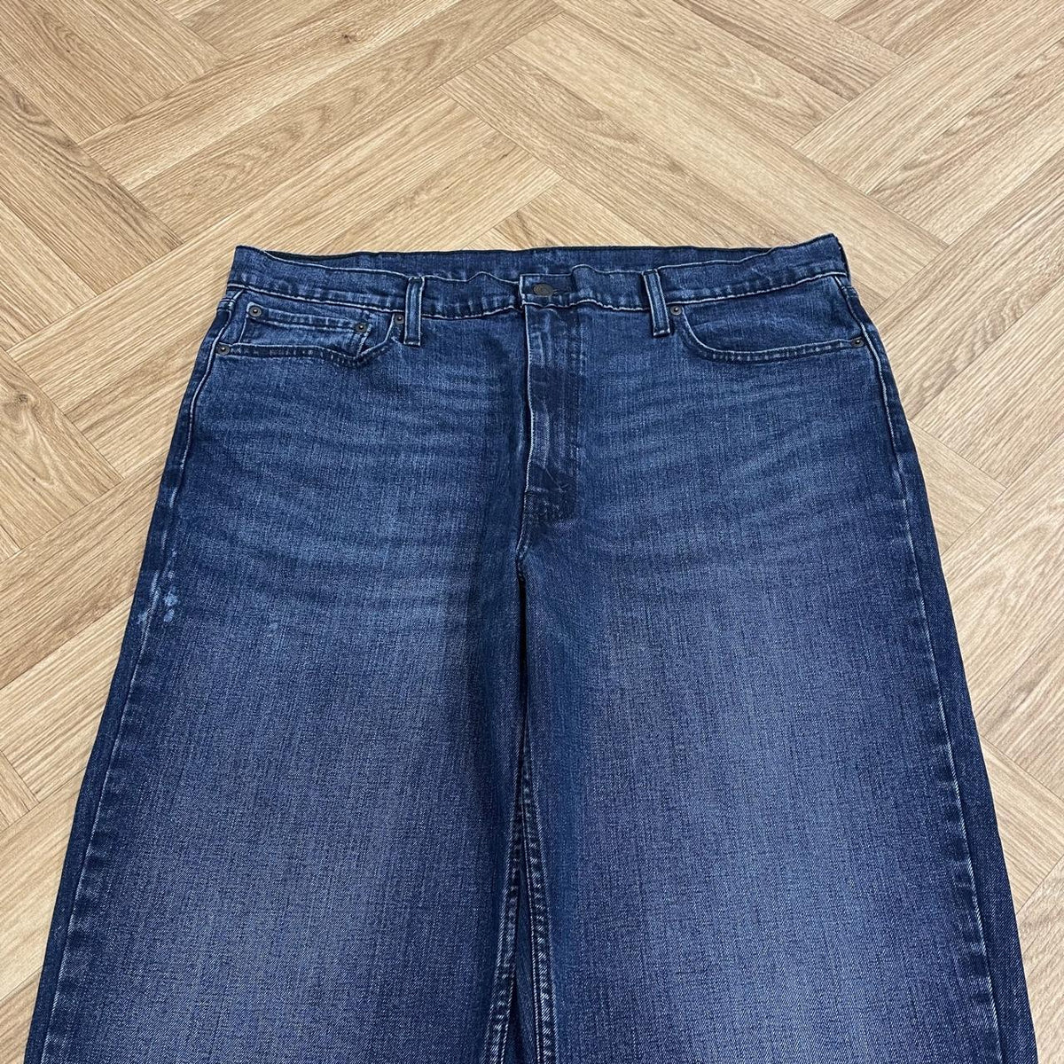 Levi's 550 jeans relaxed fit y2k Loose straight blue denim pants