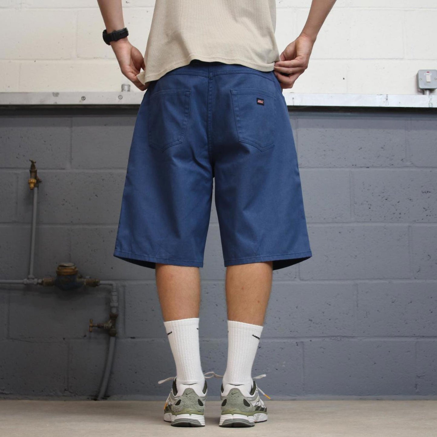 Baggy Blue Dickies shorts W38