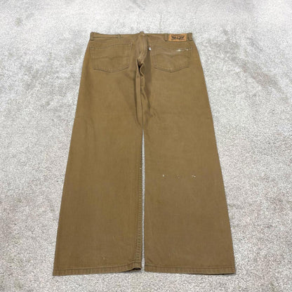 Vintage y2k Levis 505 jeans tan Casual style 5 pocket 100% cotton pants