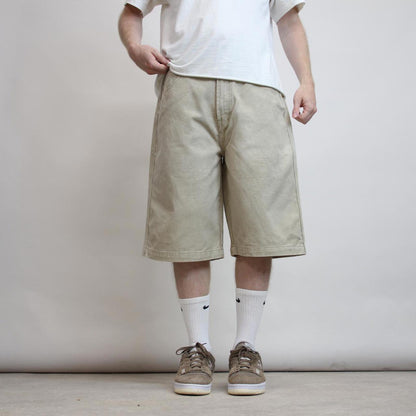 Baggy Southpole Urban Active embroidered jorts W32 long wide leg rare 90s style skater shorts