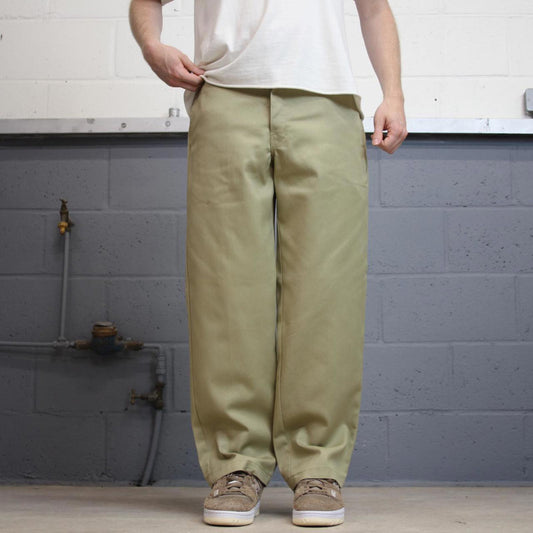 Khaki Dickies 874 Pants loose original fit twill chino style skater pants