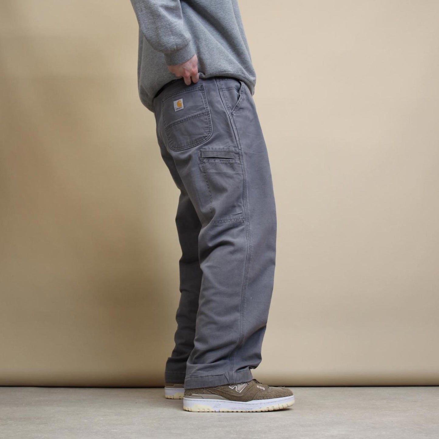 Grey Carhartt carpenter trousers W38L30