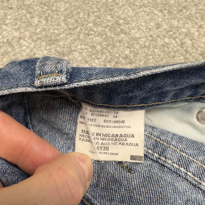 Vintage Dickies jeans loose y2k W38L27 blue denim 90s skater style 5 pocket pants