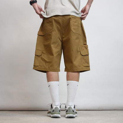 Baggy Tan Dickies cargo shorts W40