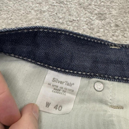 Levi’s Silvertab denim shorts blue loose denim jorts skate style summer