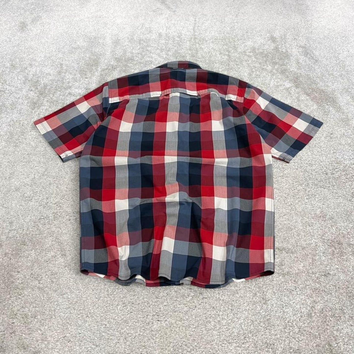 Checkered Wrangler short sleeeve shirt Festival style button down summer shirt