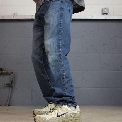 Vintage Carhartt jeans y2k relaxed blue denim Relaxed fit straight leg skater style workwear